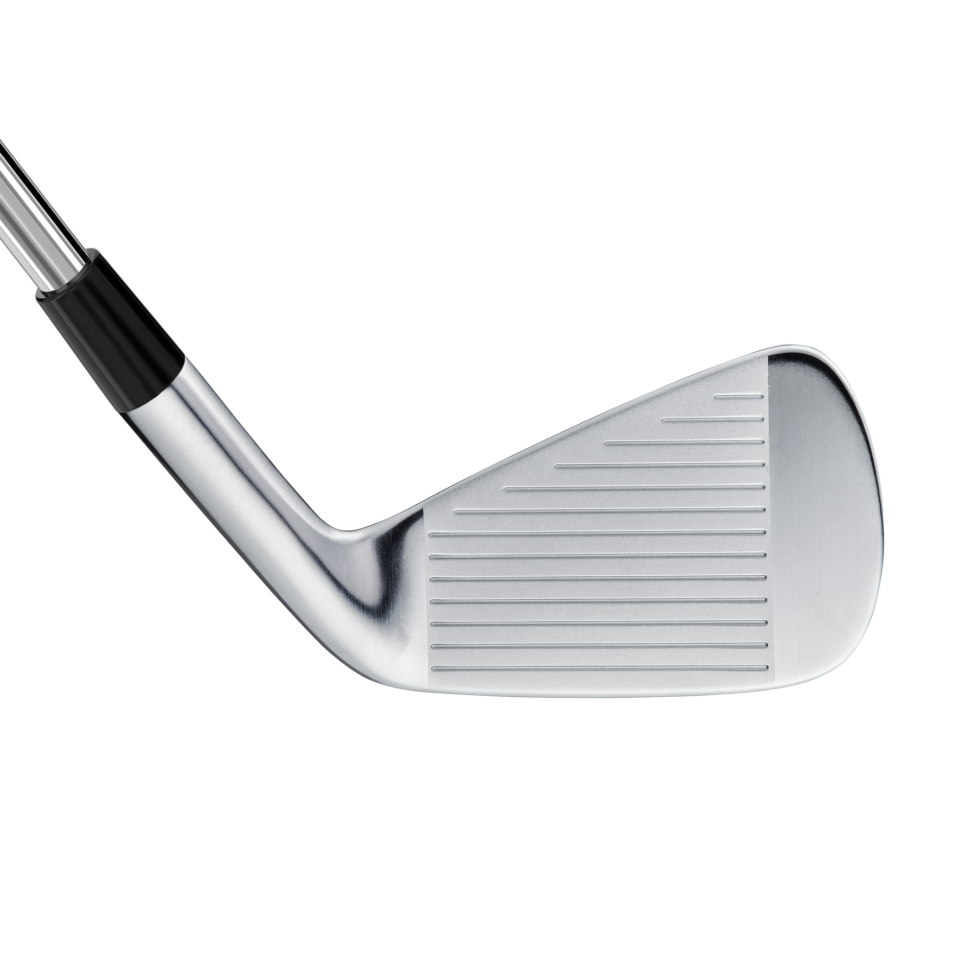 A close up of a golf club with the letters mc on it