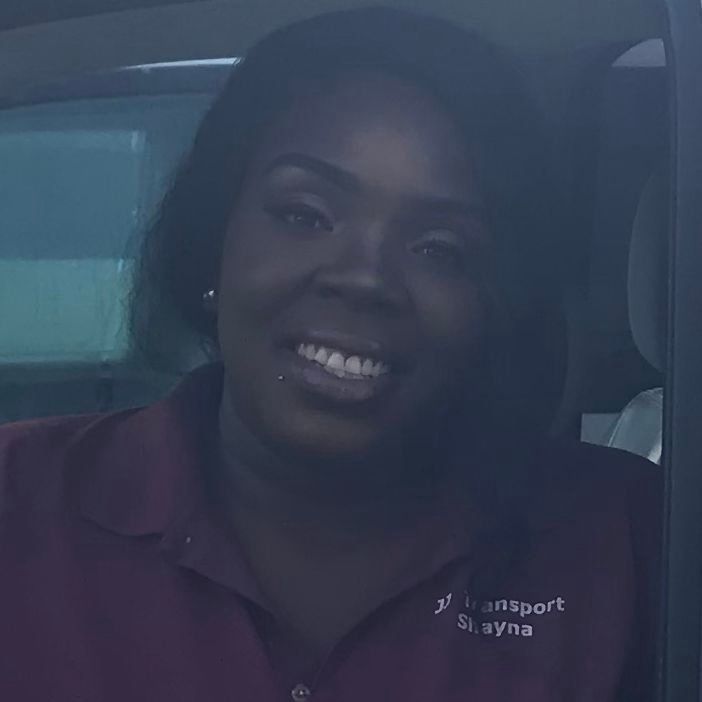 view of a smiling woman face