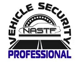 A logo for a professional vehicle security company.