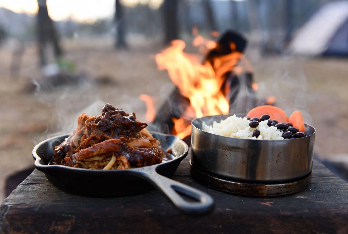 Pulled Pork & Rice Bowls (Open Fire)
