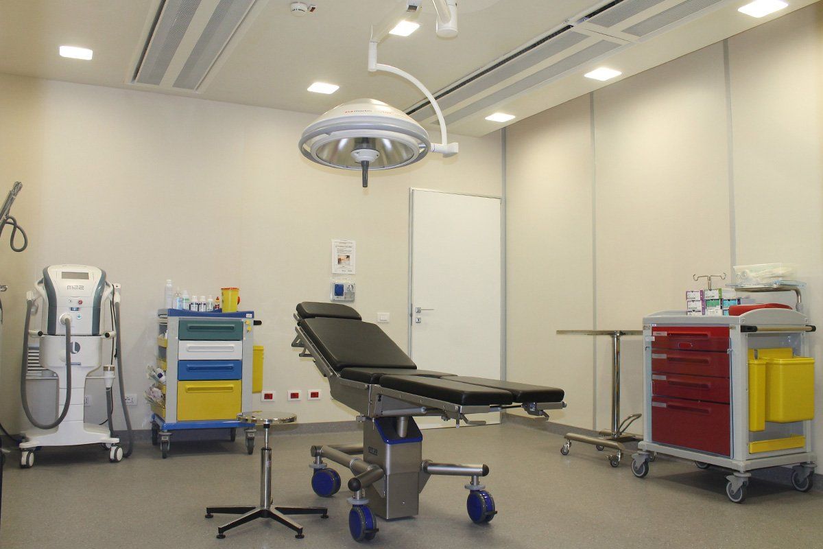 sala operatoria di studio di chirurgia plastica