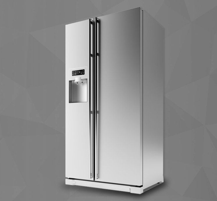 double door automatic fridge 