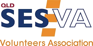 The logo for the old ses va volunteers association
