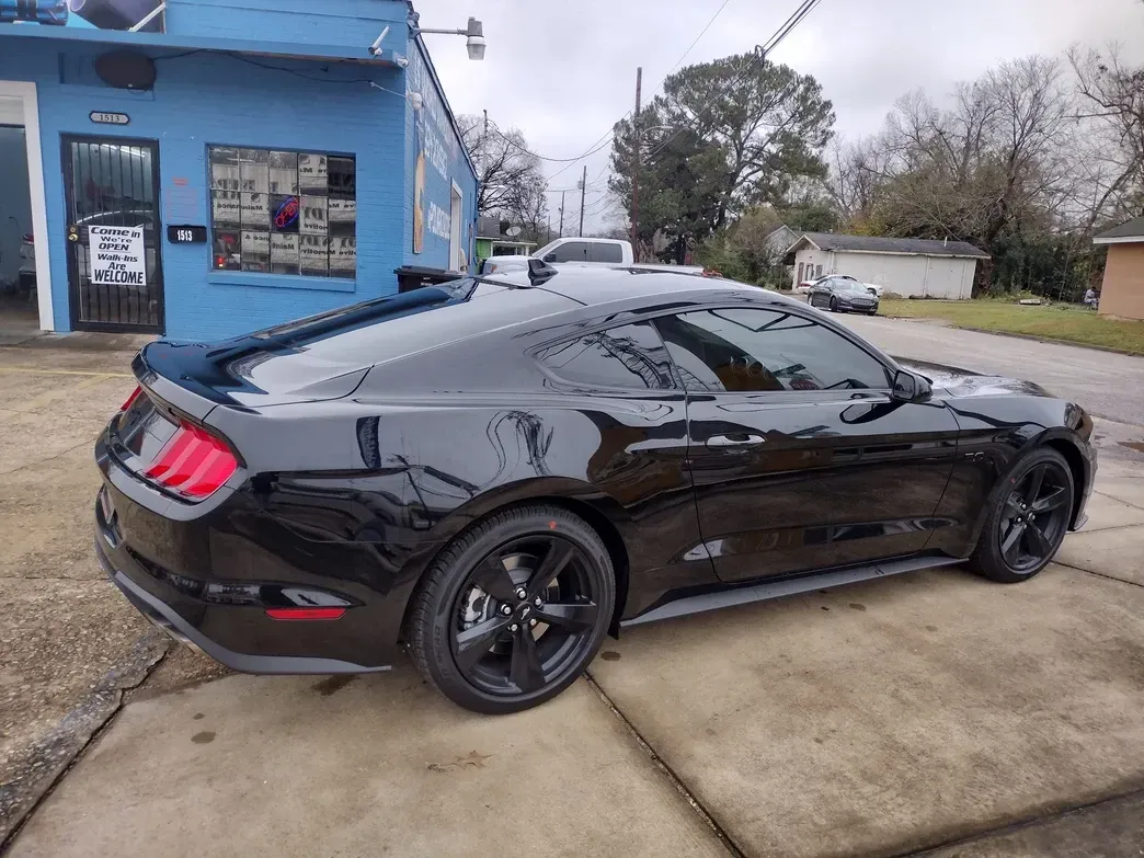Black Car Side View — Montgomery, AL — LS World Window Tint
