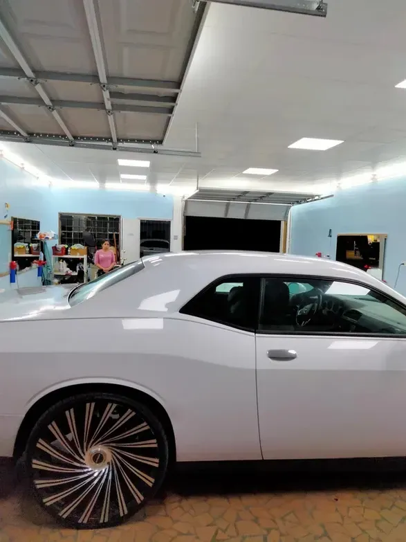 White Car Door Side — Montgomery, AL — LS World Window Tint