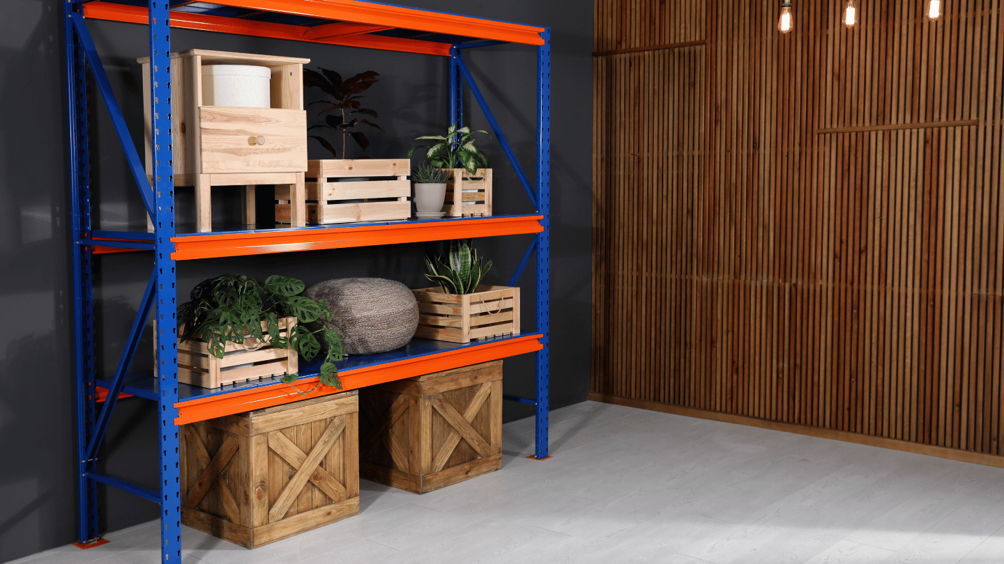 Budget friendly storage units providing organized space for furniture and household belongings