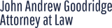 The logo for john andrew goodridge attorney at law