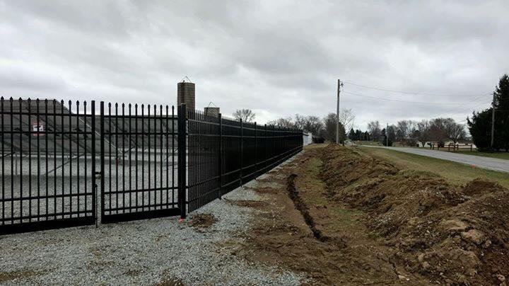 Wrought Iron Fence Beside the Road - Marion, OH - Tacketts Fence Service