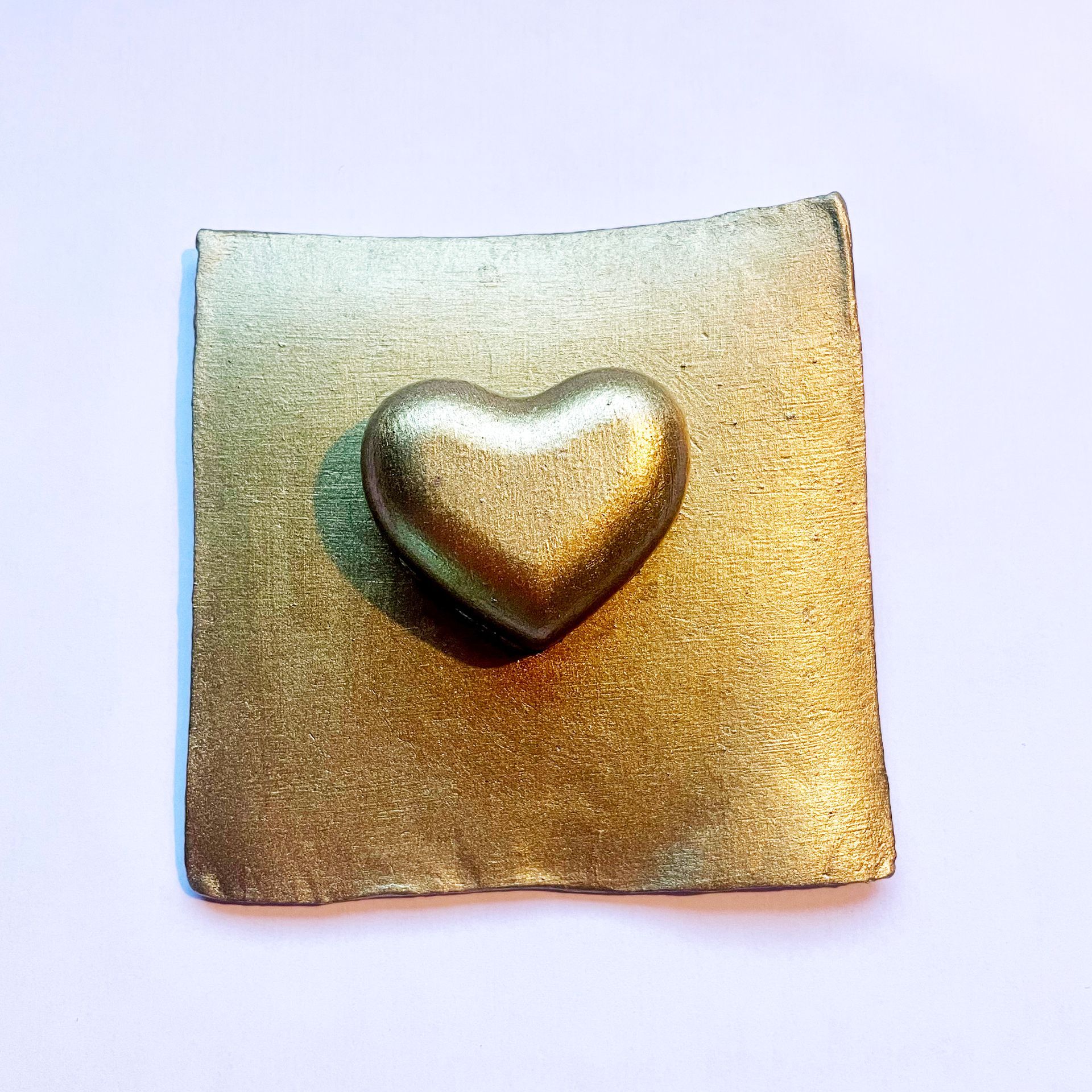 Goud Hart
mini-tegeltje
natuurklei