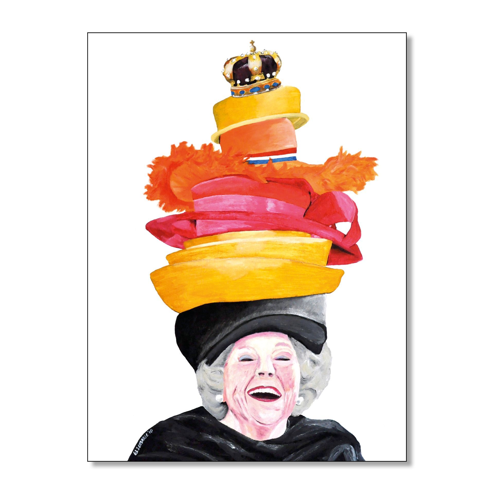 koningin beatrix
elzemarie
Acryl op Canvas
