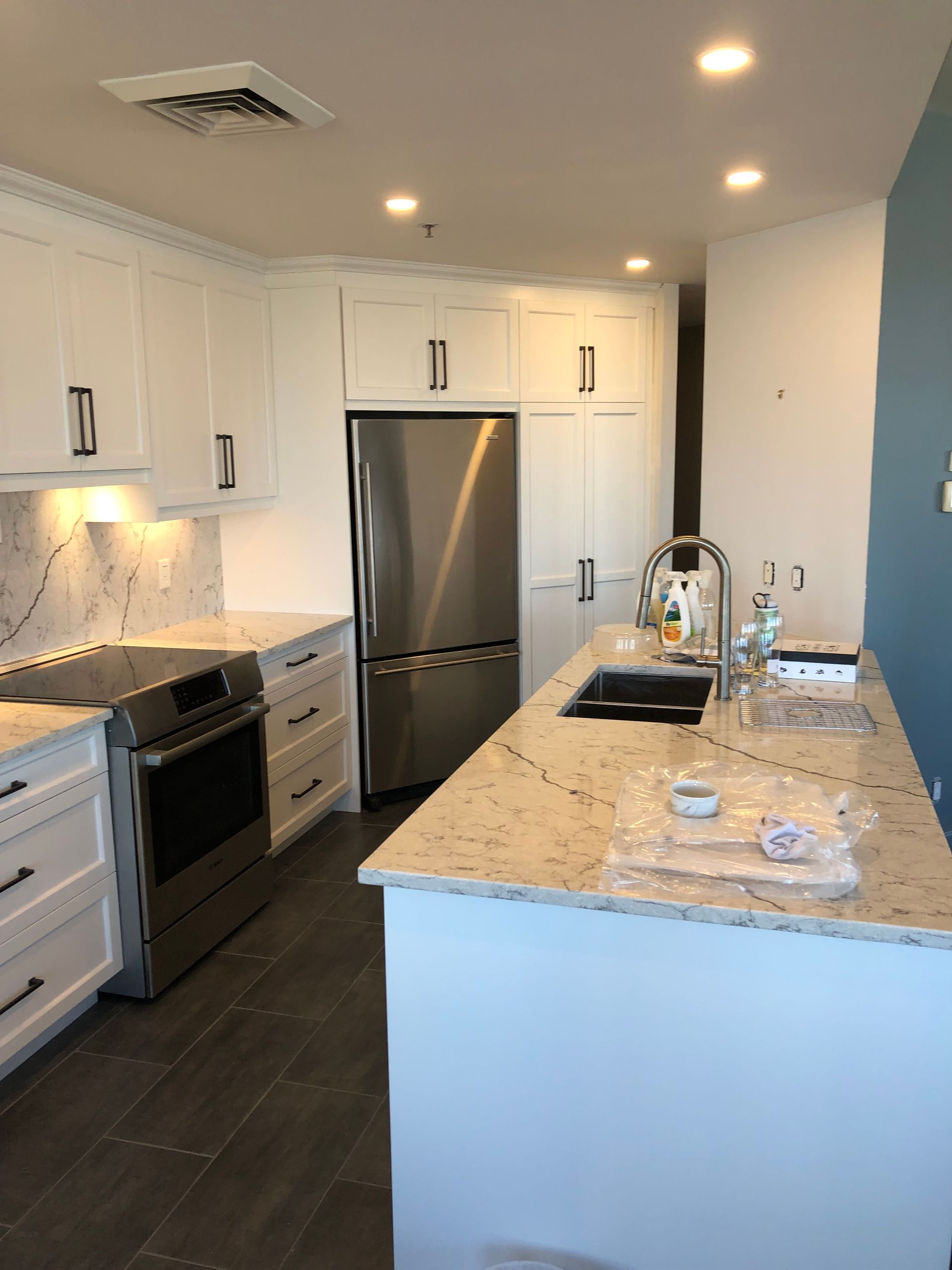 Une renovation de cuisine,