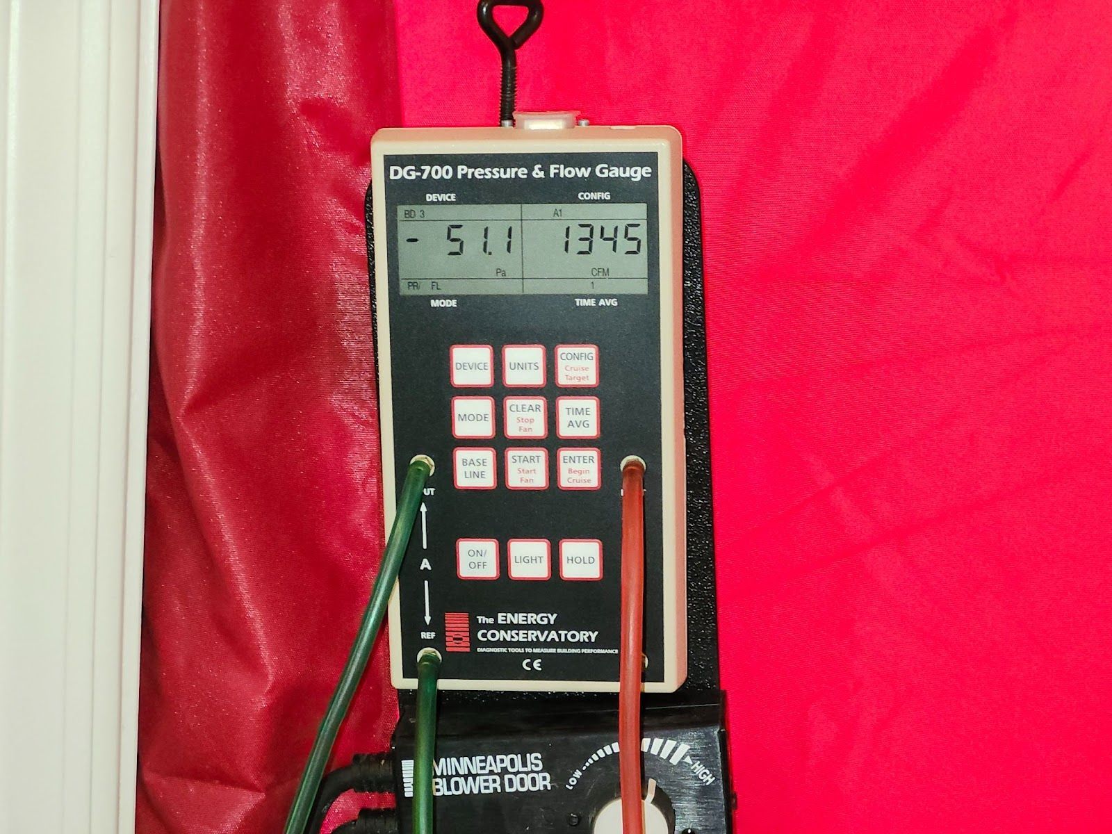 Energy Audit with whole home leakage test of very tight home in Buckeye, AZ