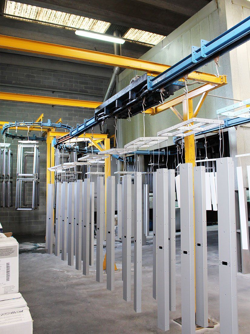 Verniciatura handrail