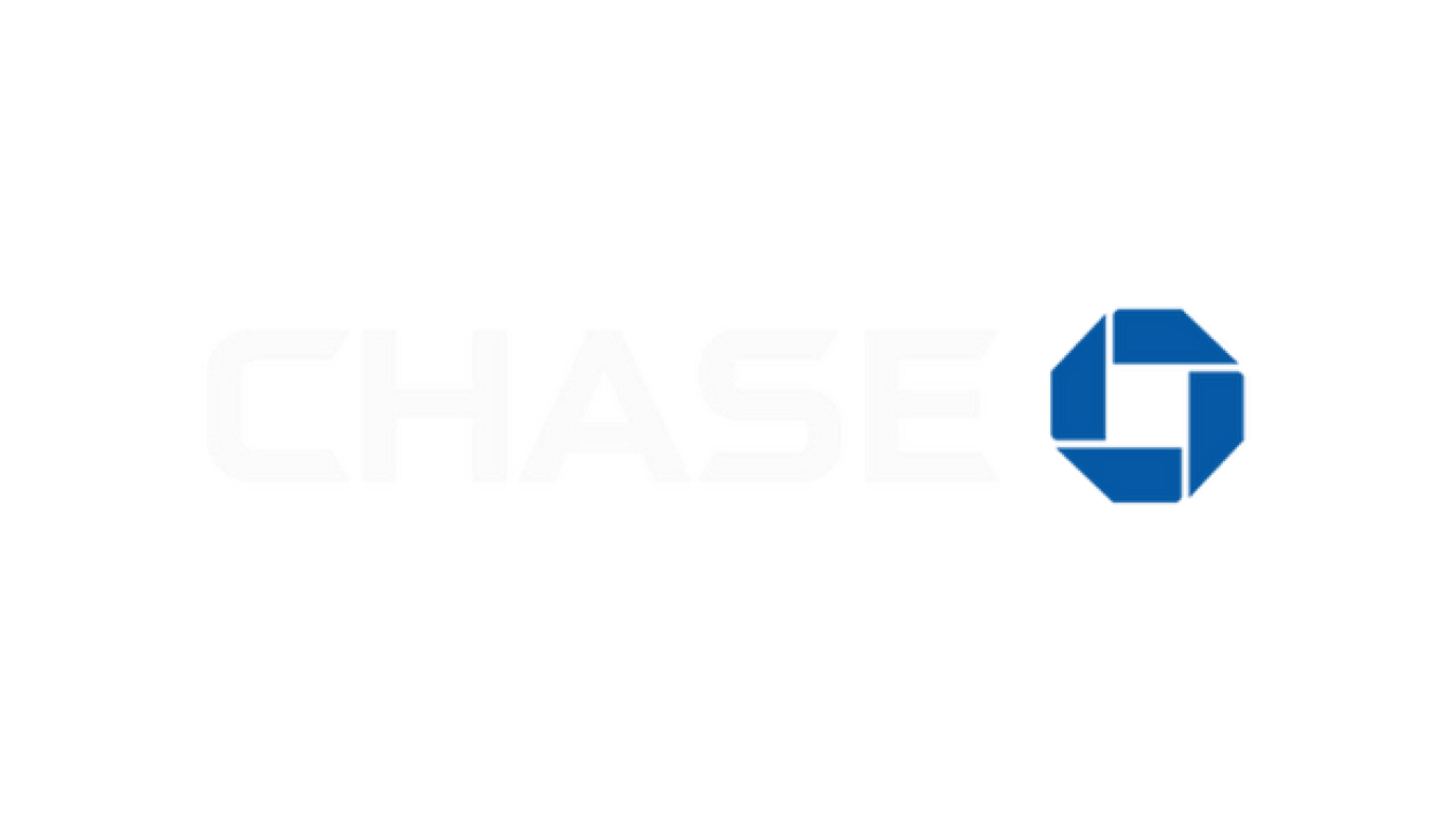 The chase bank logo is blue and white on a white background.