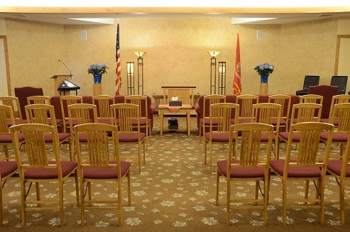 Chapel View for Traditional Visitation