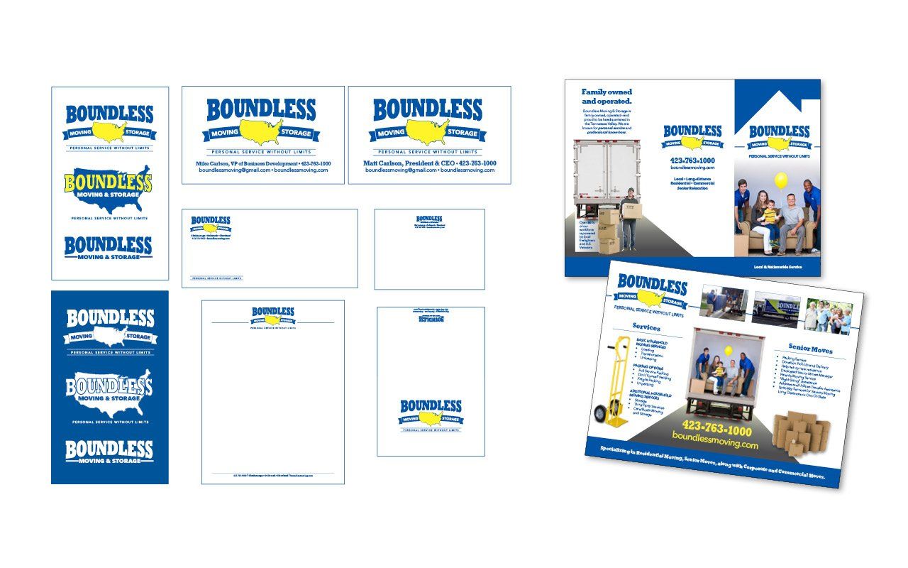 Brand Kit for Boundless Moving