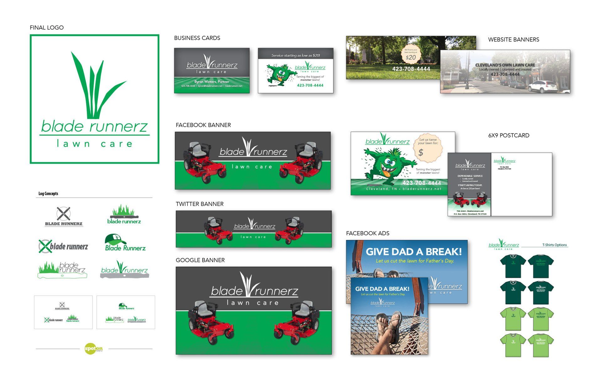 Branding Kit for Lawn Mowing Services