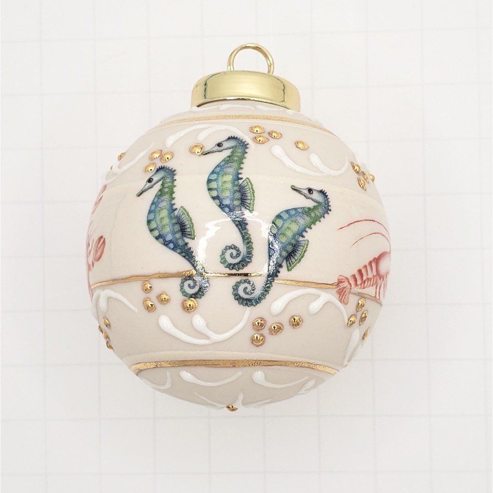 Sea Horses Christmas ornament