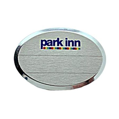 badge classique argenté