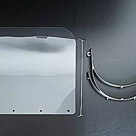 composants de visière pom-pet