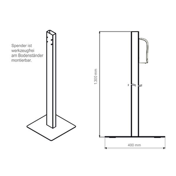 colonne distributeur plan