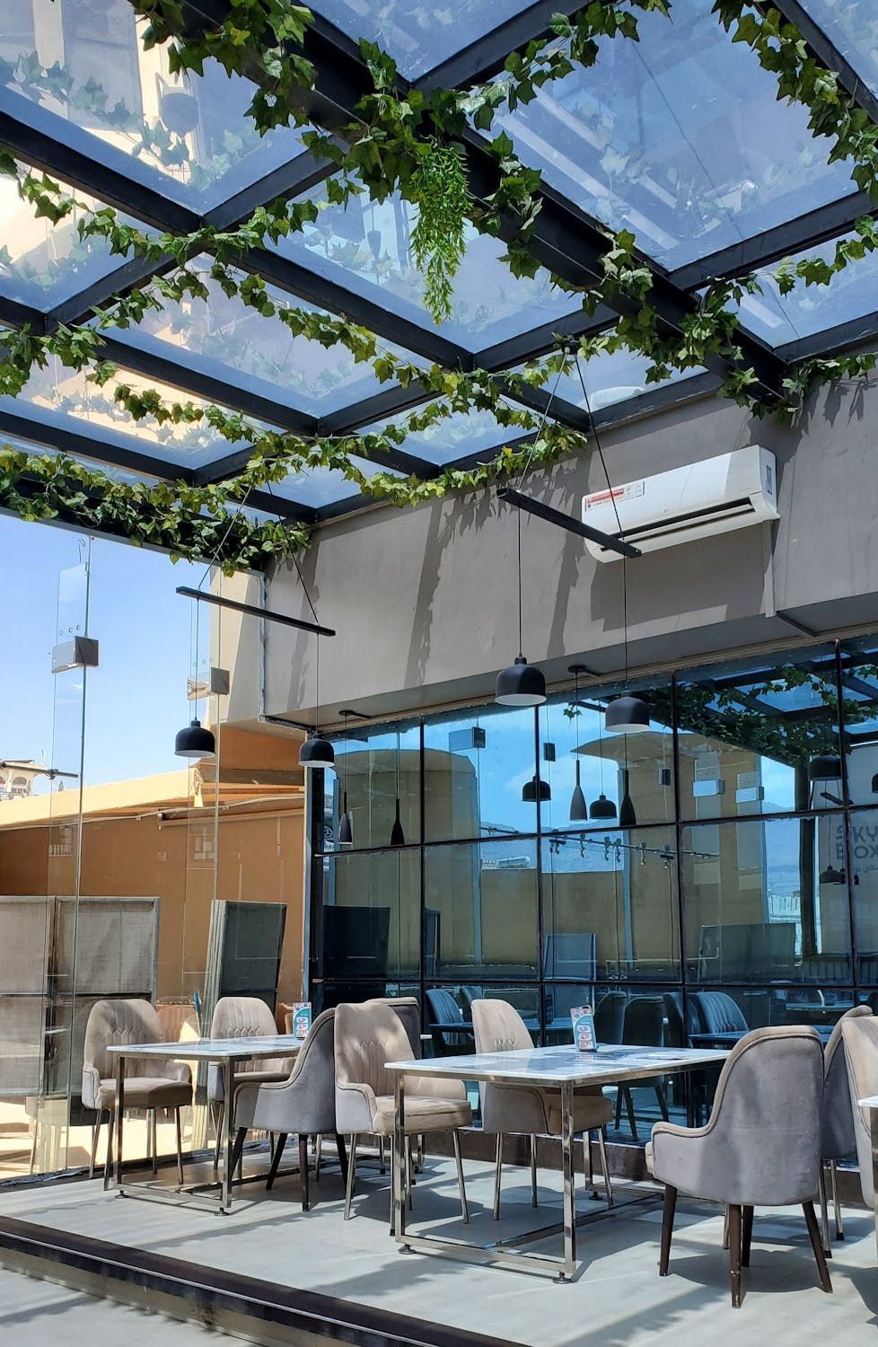 A Room With a Ceiling Fan and a Lot of Lights — Gympie Air-Conditioning & Refrigeration In Southside, QLD