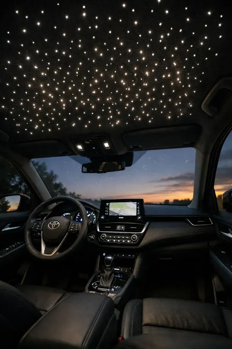 White lifted Chevrolet Avalanche truck with chrome wheels and tires parked outside under a blue sky.
