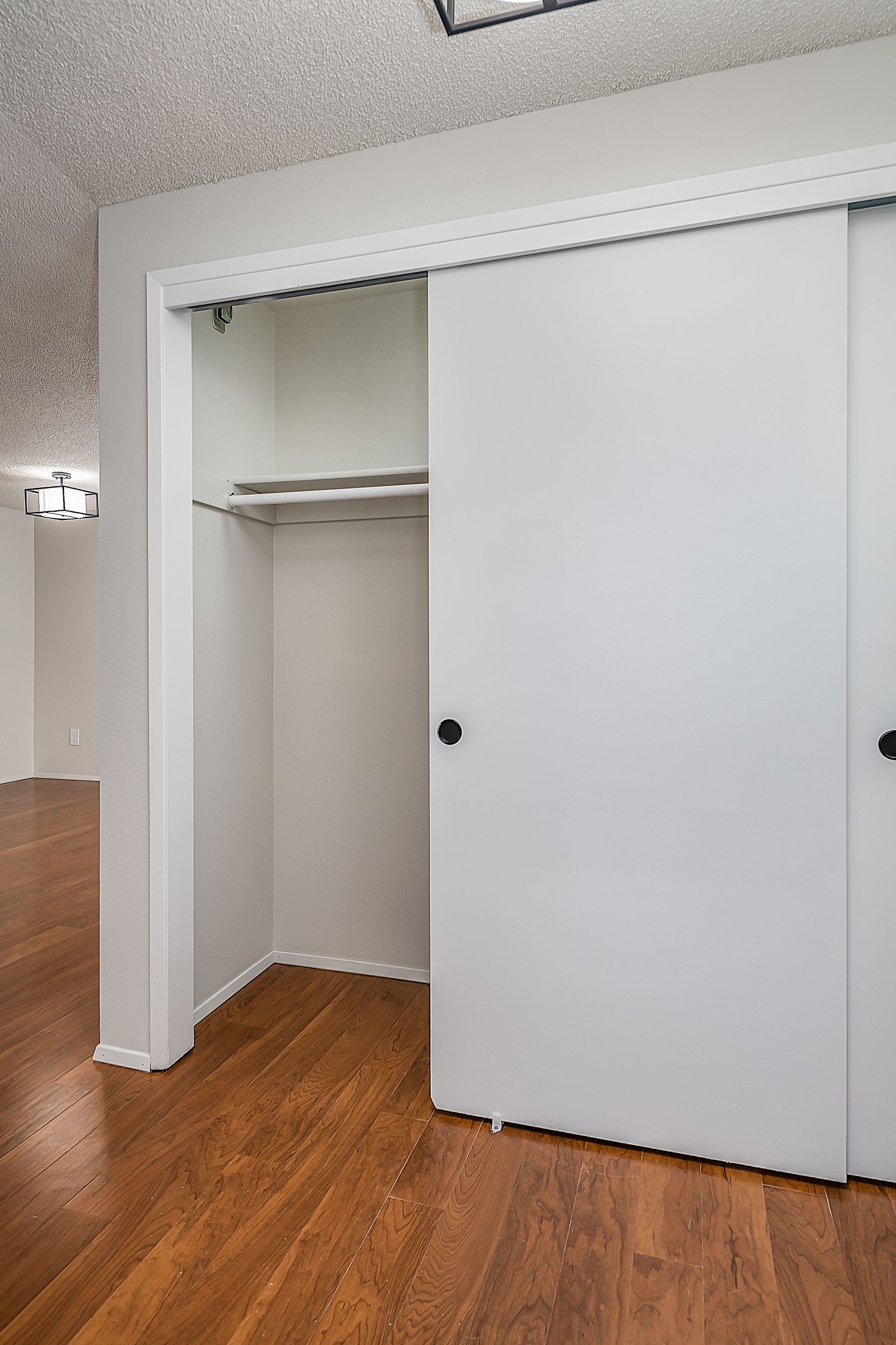 Photo showing a hallway closet