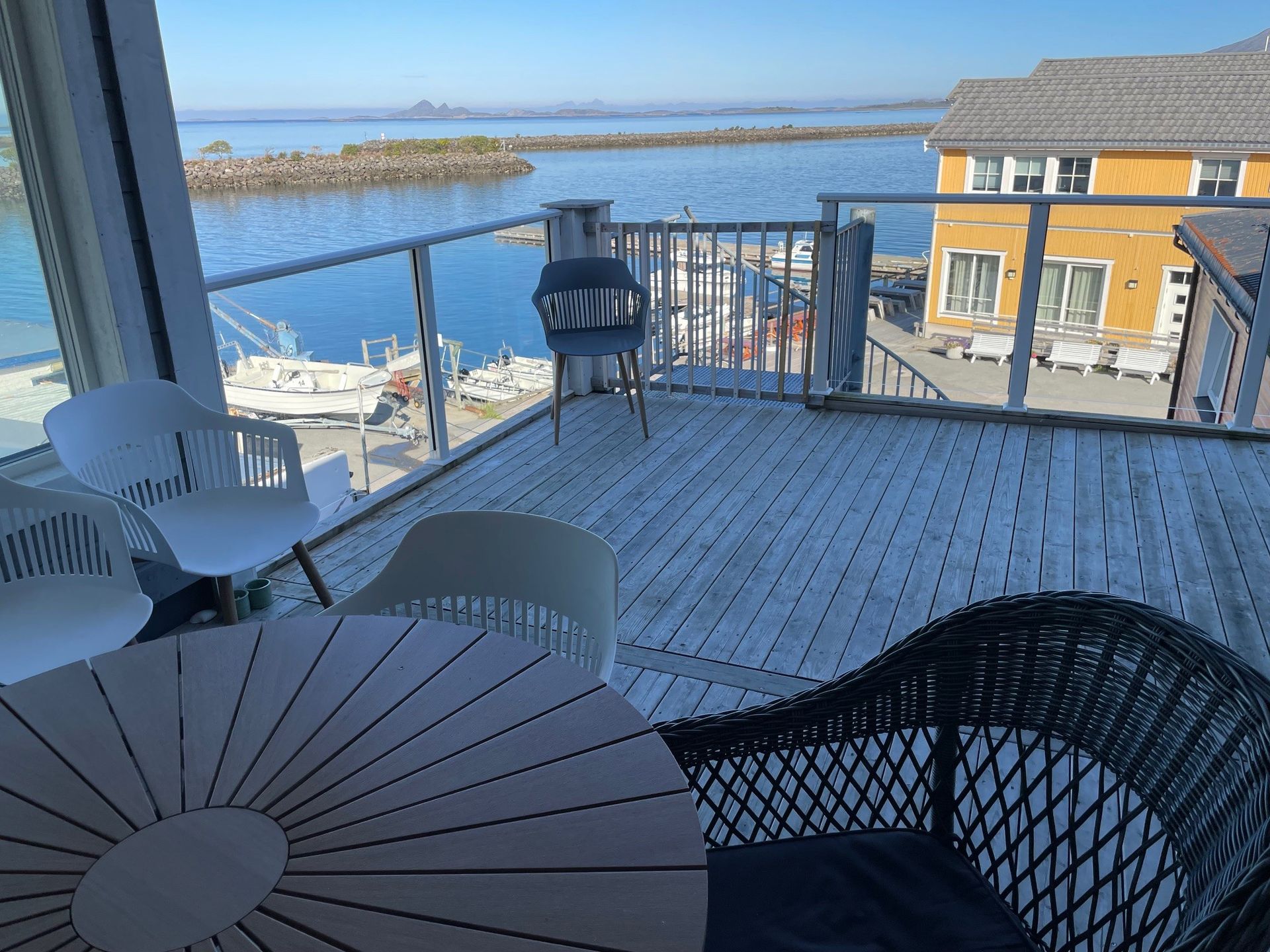 Utsikt takterrasse 301-304 Helnessund