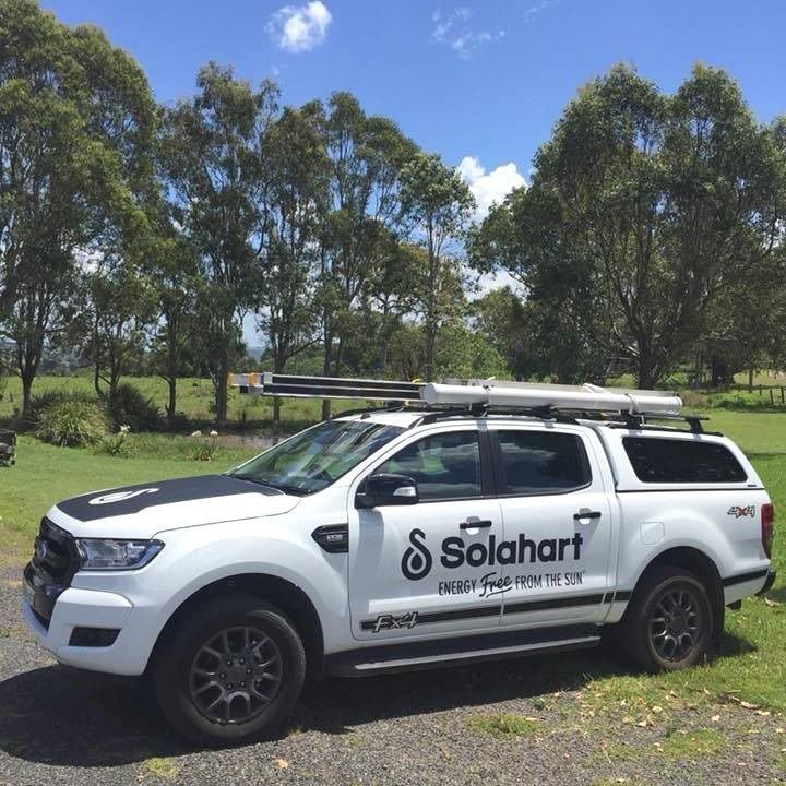 A White Truck With the Word Solahart on the Side — David Lewis Solahart in Goonellabah, NSW