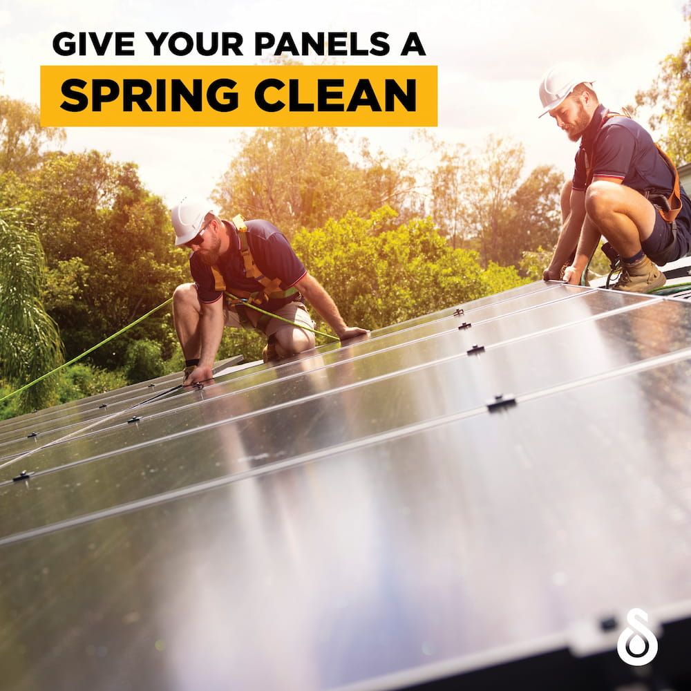 Two Men Are Working on a Solar Panel Roof — David Lewis Solahart in Goonellabah, NSW