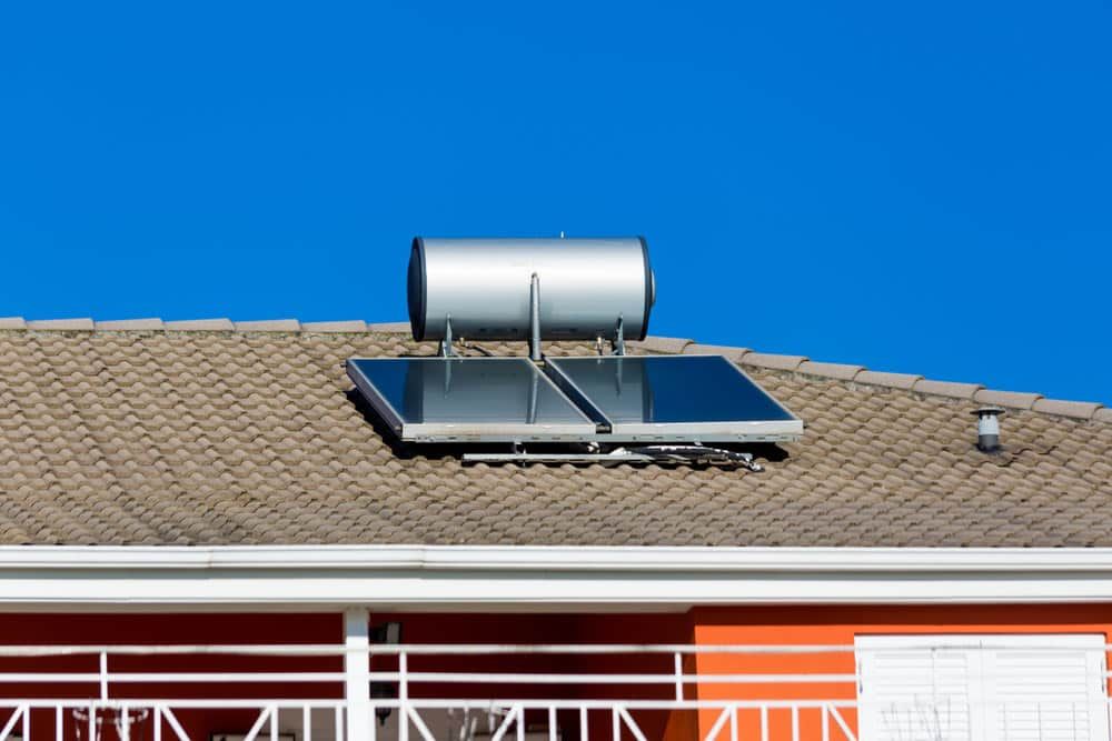 Two Solar Water Heater In The Roof — David Lewis Solahart in Goonellabah, NSW