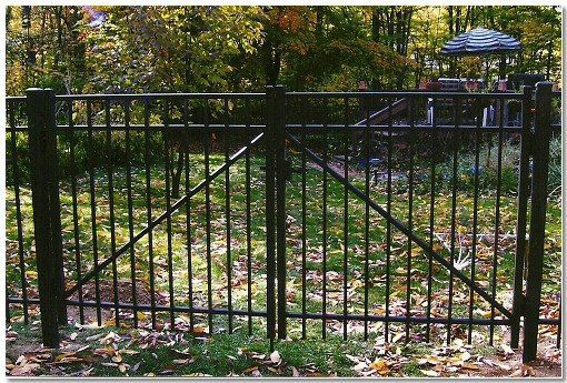 Black Grating Fence — Green, OH — Big John Fence Company