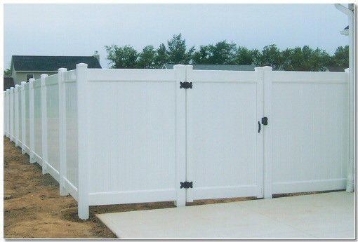 White Vinyl Fence — Green, OH — Big John Fence Company