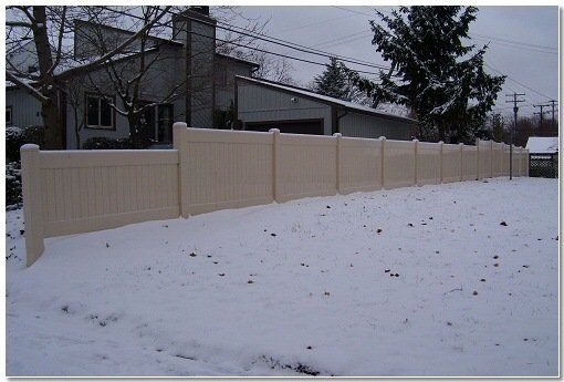 Snow Covered Wood Floor — Green, OH — Big John Fence Company