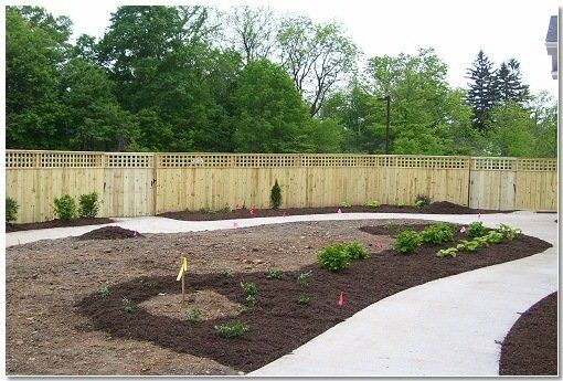 Backyard Wood Fence — Green, OH — Big John Fence Company