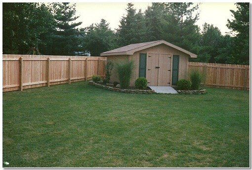 Garden Wooden Fence — Green, OH — Big John Fence Company