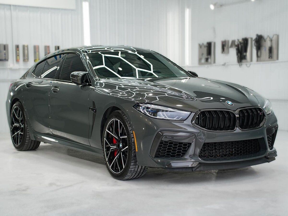 black luxury car with ceramic coatings