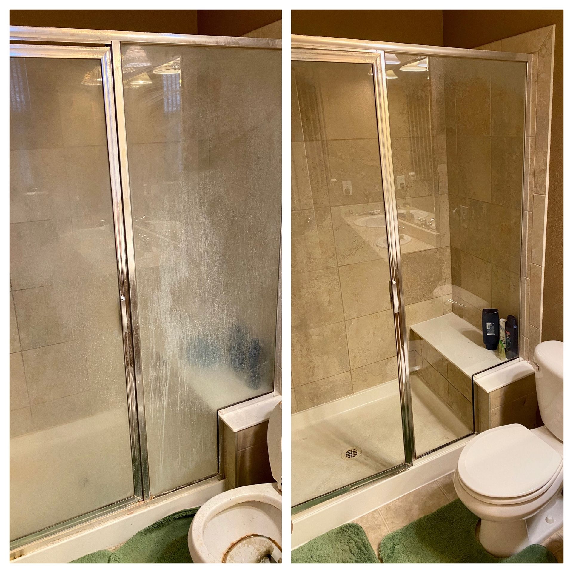 Before Shower Enclosure — Aurora, CO — KAPT Kleaning, LLC