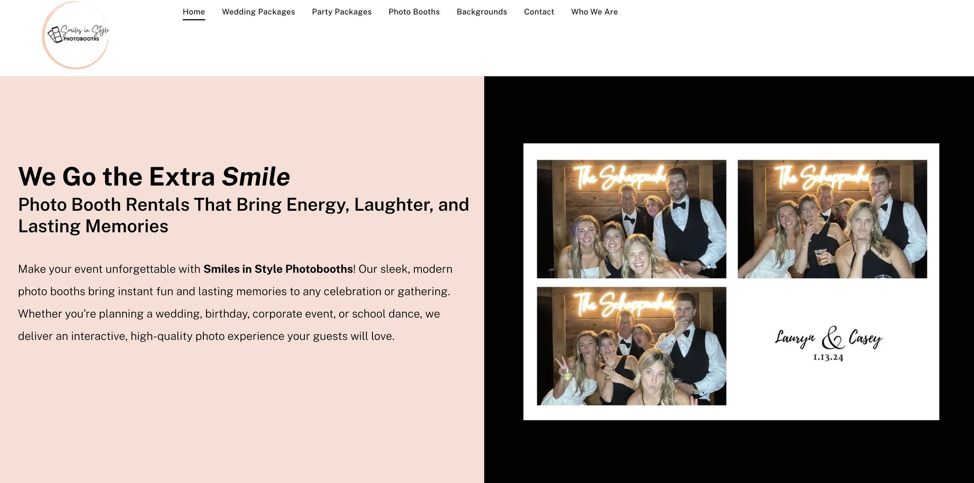 smiles in style photobooth