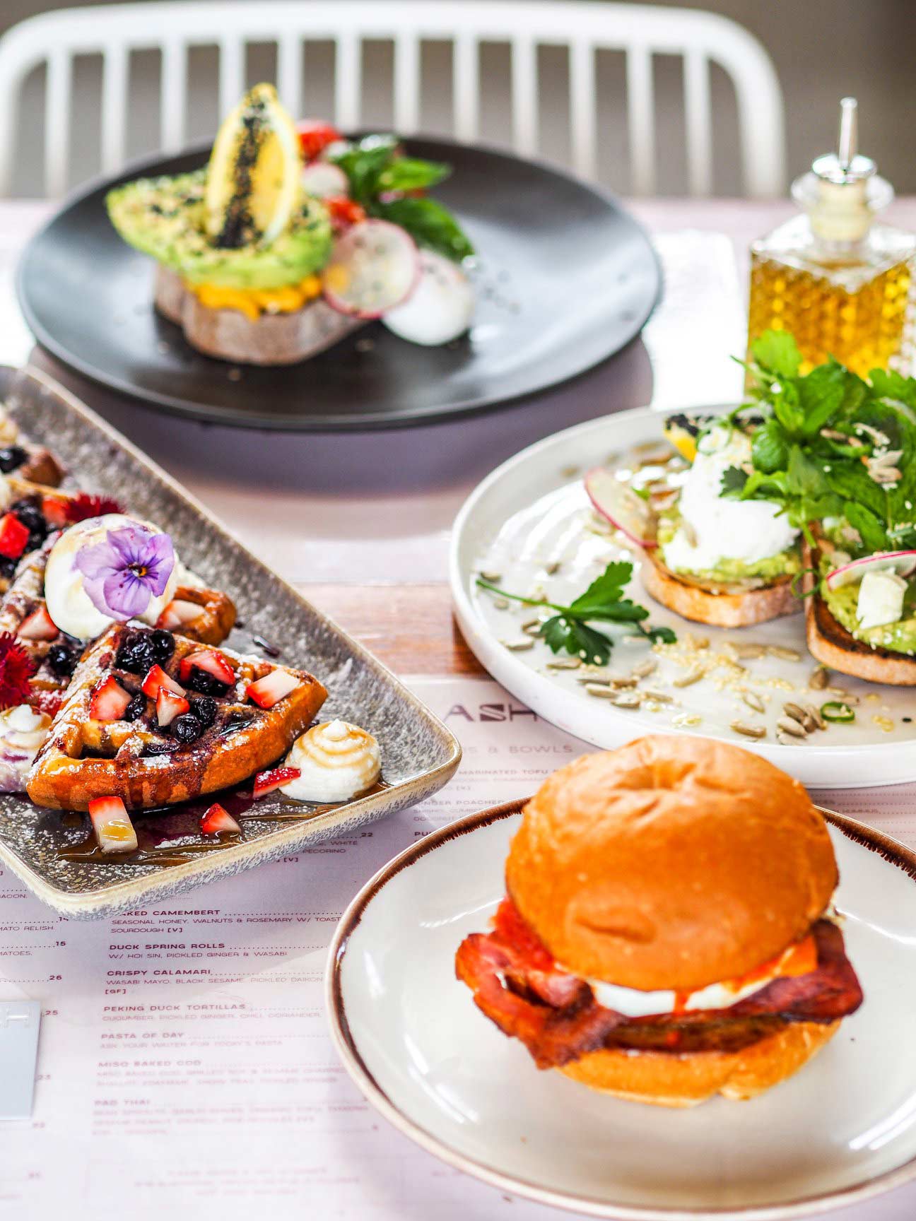 Four Servings Of Different Meals — Cafe, Bar and Catering Services in Southport, QLD