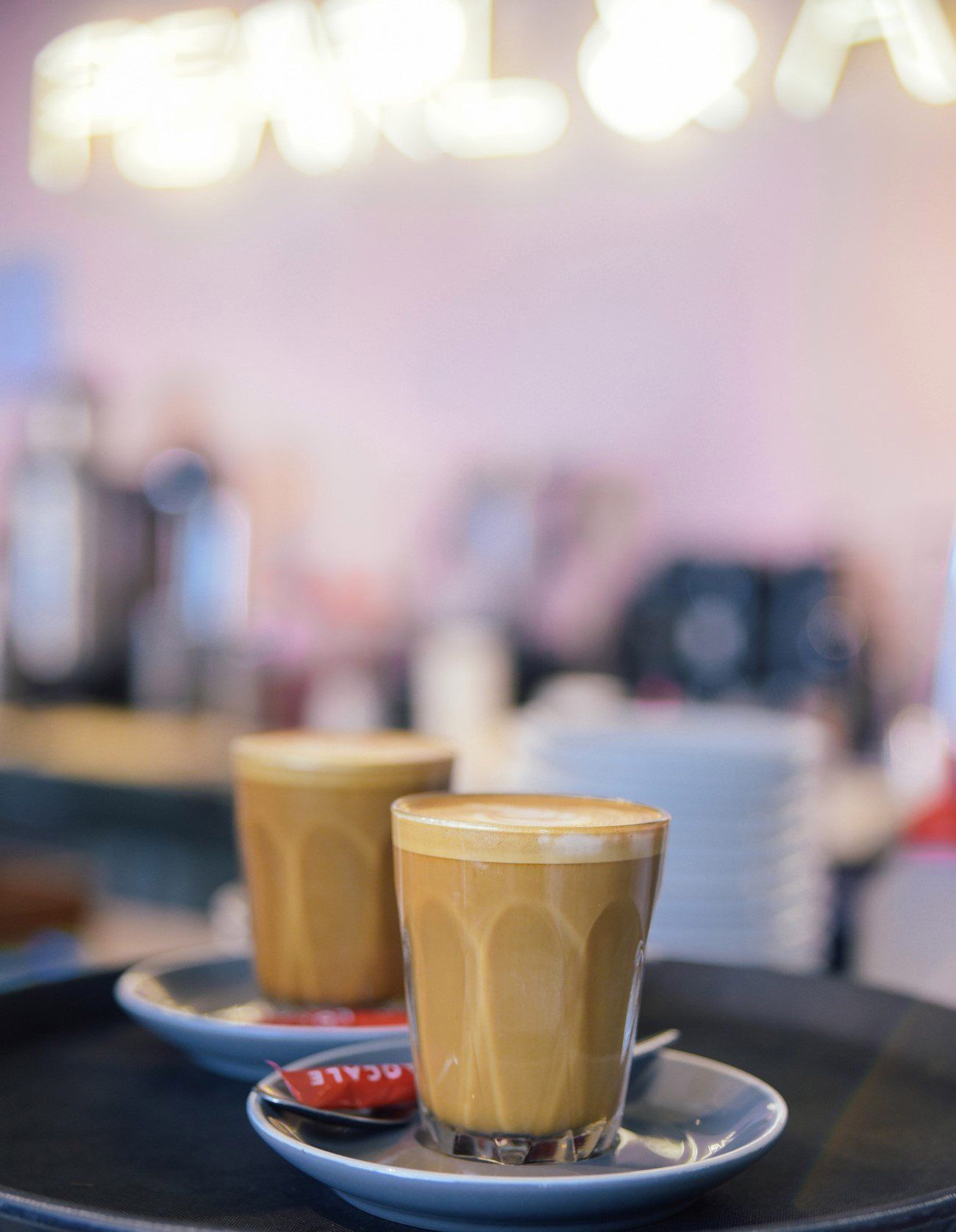 Two Lattes on a Tray — Cafe, Bar and Catering Services in Southport, QLD