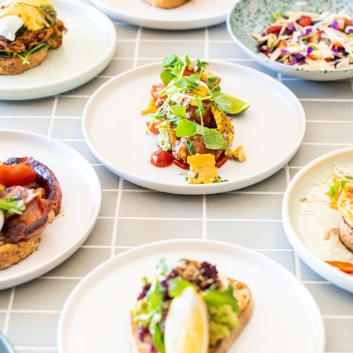 Different Menu Items Displayed on the Table — Cafe, Bar and Catering Services in Southport, QLD