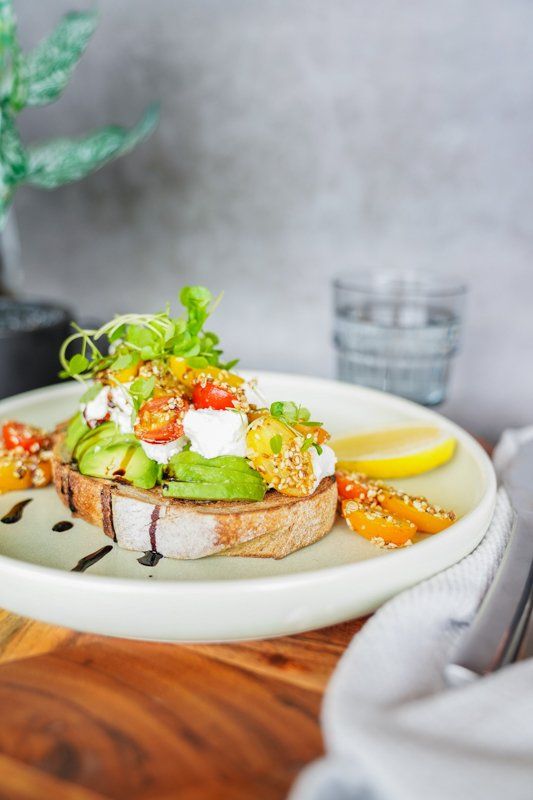Sliced Avocado on Toast — Cafe, Bar and Catering Services in Southport, QLD