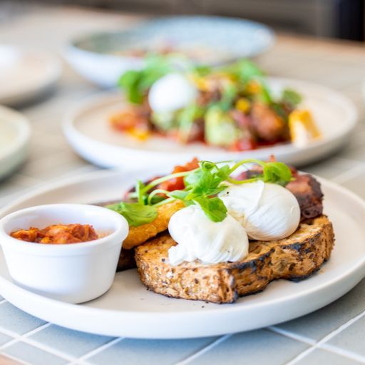 Poached Eggs on Toast — Cafe, Bar and Catering Services in Southport, QLD