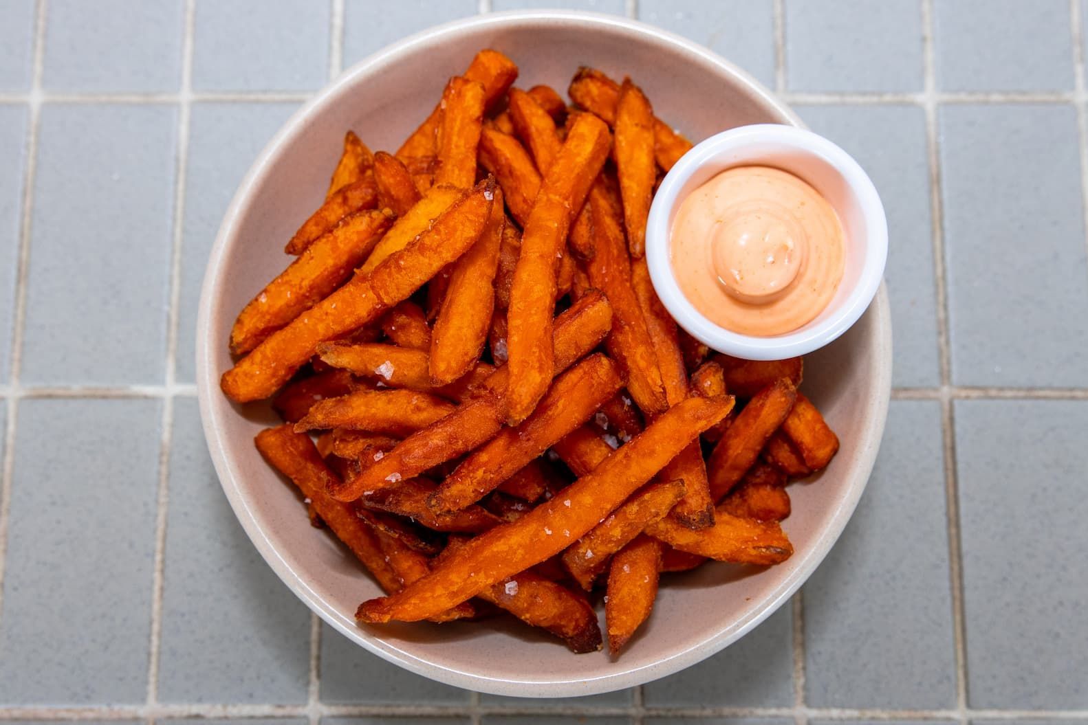 A Bowl of Sweet Potato Chips — Cafe, Bar and Catering Services in Southport, QLD