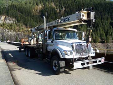 Company Truck - Crane Services in Albany, Oregon