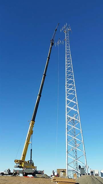 Crane with Windmill - Crane Services in Albany, Oregon