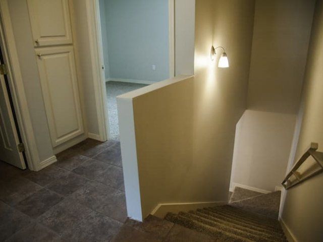 Stairway leading downstairs