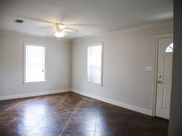 Living room with tile floor